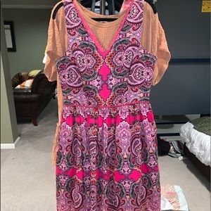 Maggy London Tea Length Dress